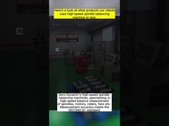 Wysokiej precyzji spindle narzędziowych do maszyny o miękkim łożysku, elektryczna balansowa maszyna do spindli