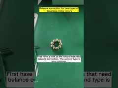 Bezszczotkowy wirnik silnika o wysokiej precyzji z miękkim łożyskiem, magnetyczna wyważarka bezszczotkowego wirnika silnika